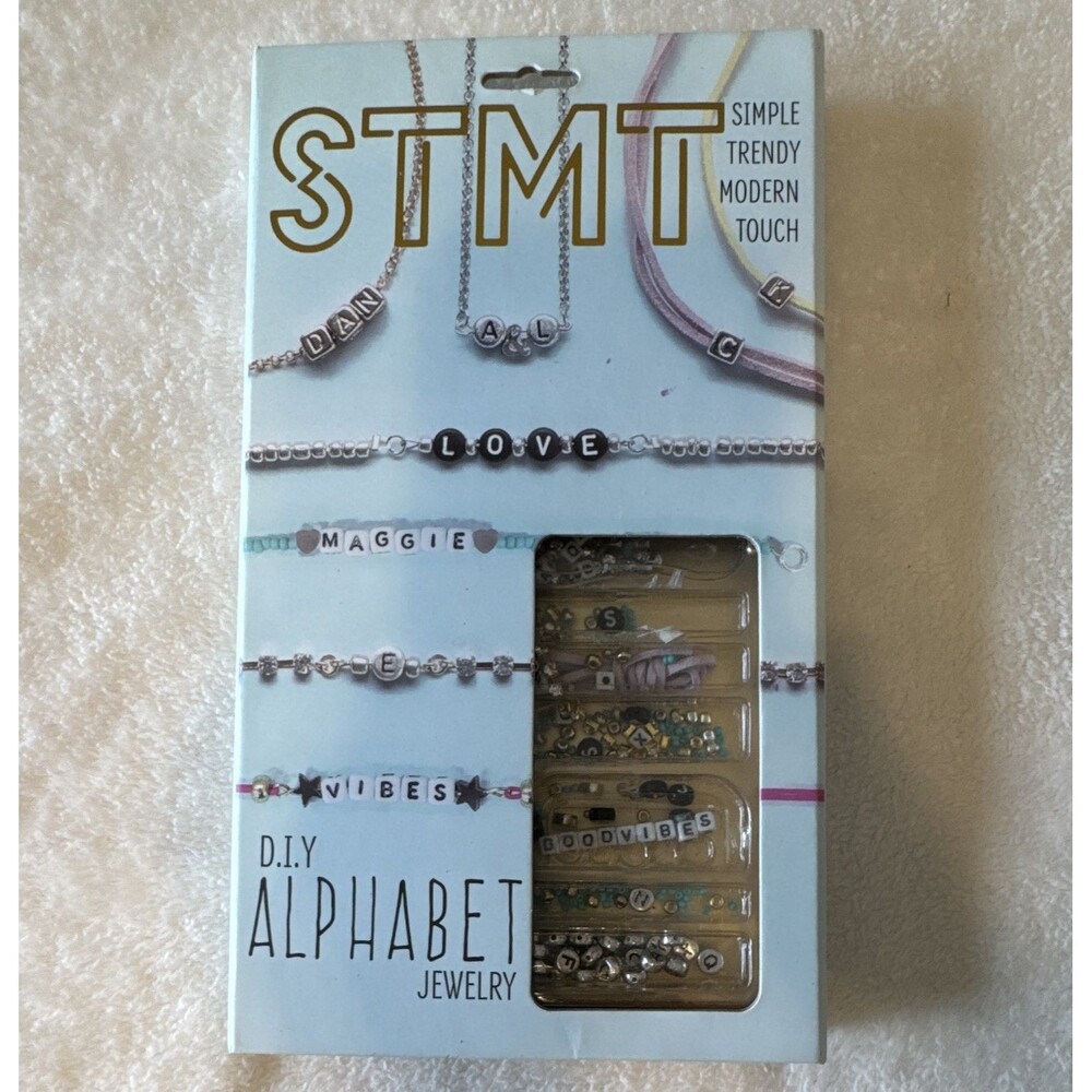 Horizon Group USA STMT DIY Alphabet Jewelry Kit Bracelet Necklace 79979 Arts Kid